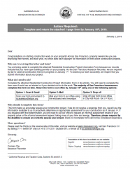 Residential Construction Project Information Form, Spanish Version Residential Construction Project Information Form, Spanish Version
