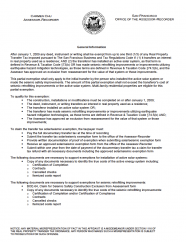 Seismic/Solar Transfer Tax Exemption